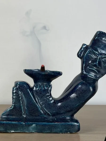 Wierookhouder (donkerblauw)