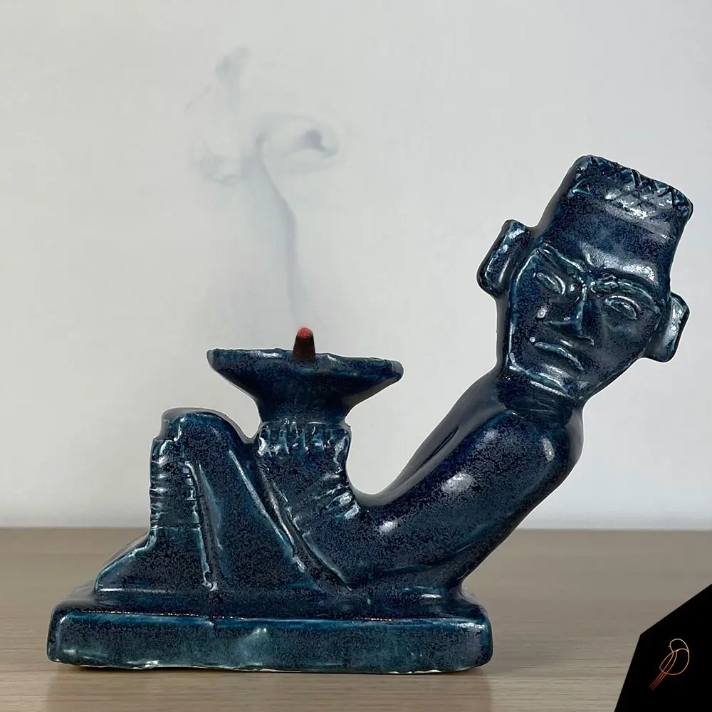 Wierookhouder (donkerblauw)