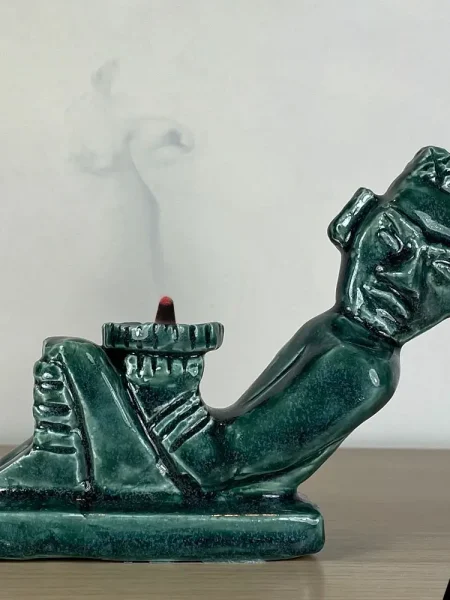 Wierookhouder (donkergroen)