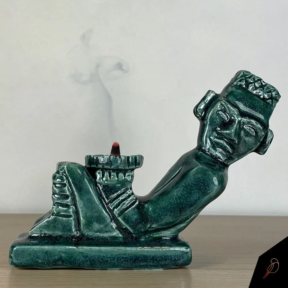 Wierookhouder (donkergroen)