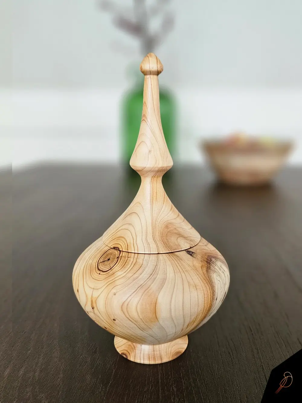 Finial box bewaardoosjes (taxus)