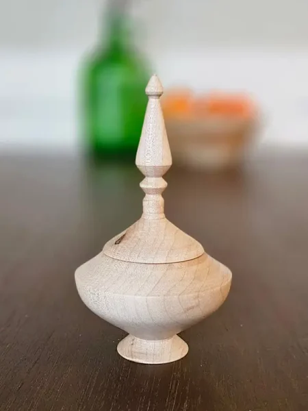 Finial box bewaardoosje (essen)