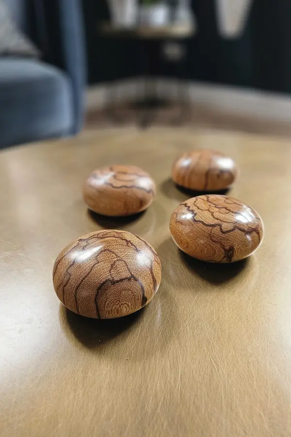Familie (uit)deel mini-urnen Marble-Wood