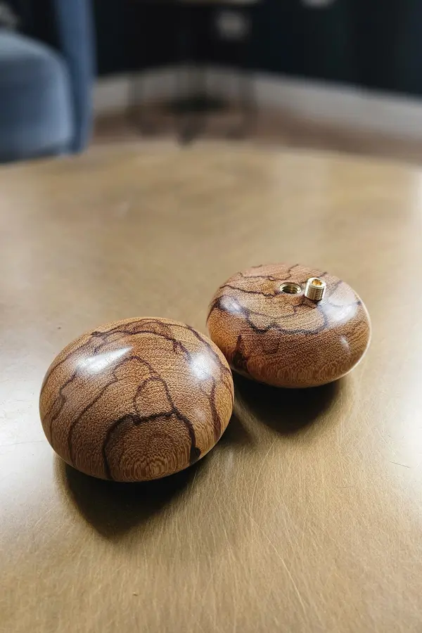 Familie (uit)deel mini urn (Marble-Wood)