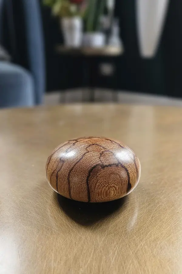 Familie (uit)deel mini urn (Marble-Wood)