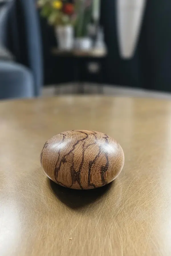 Familie (uit)deel mini urn (Marble-Wood)