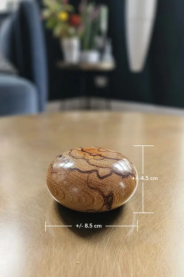 Familie (uit)deel mini urn (Marble-Wood)