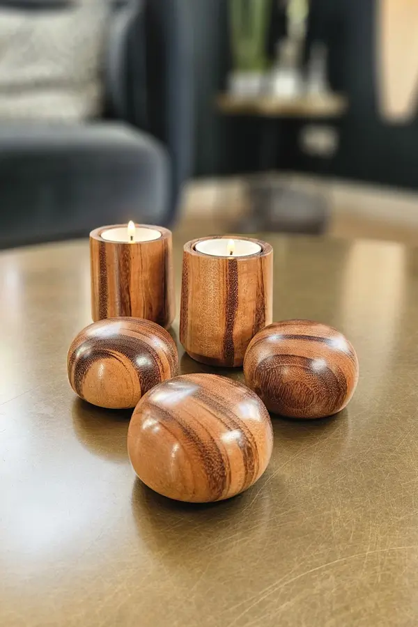 Familie (uit)deel mini urn (Tiger-Wood)